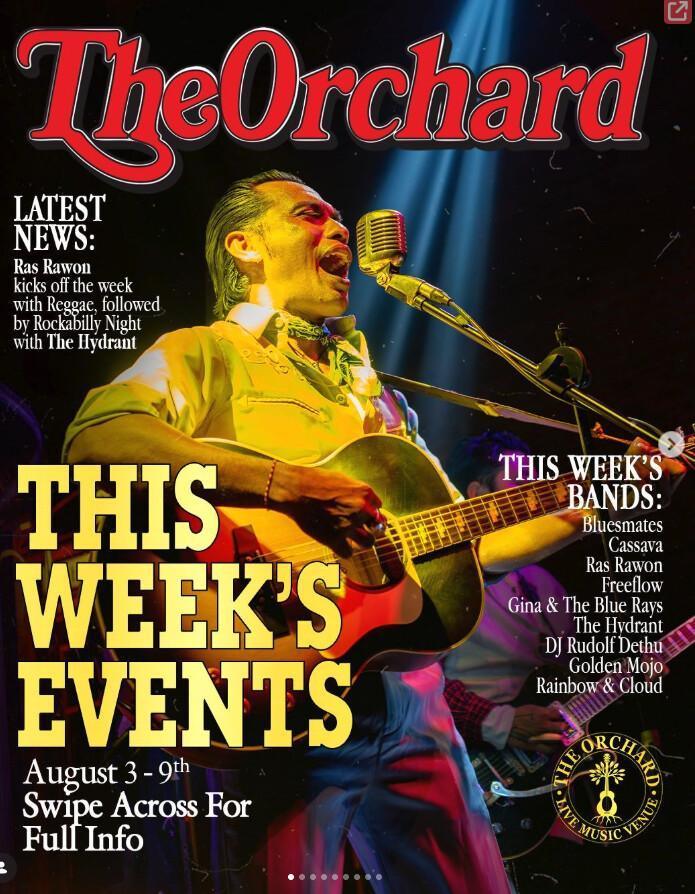 The Orchard - This Week Live Music Schedule at The Orchard Bali