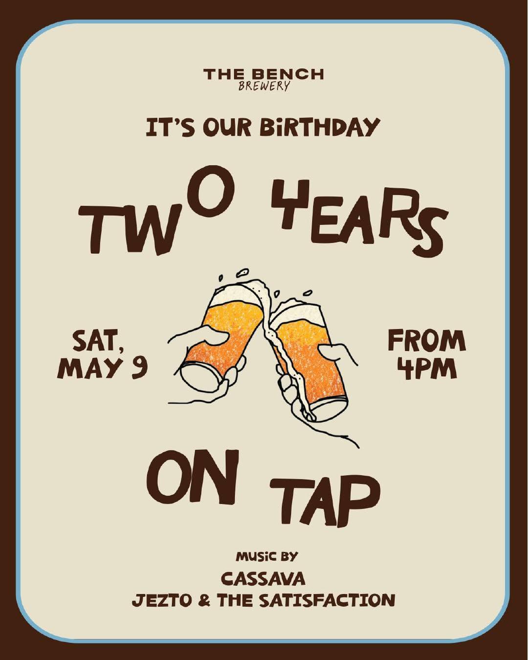Two Years Birthday at The Bench Brewery 