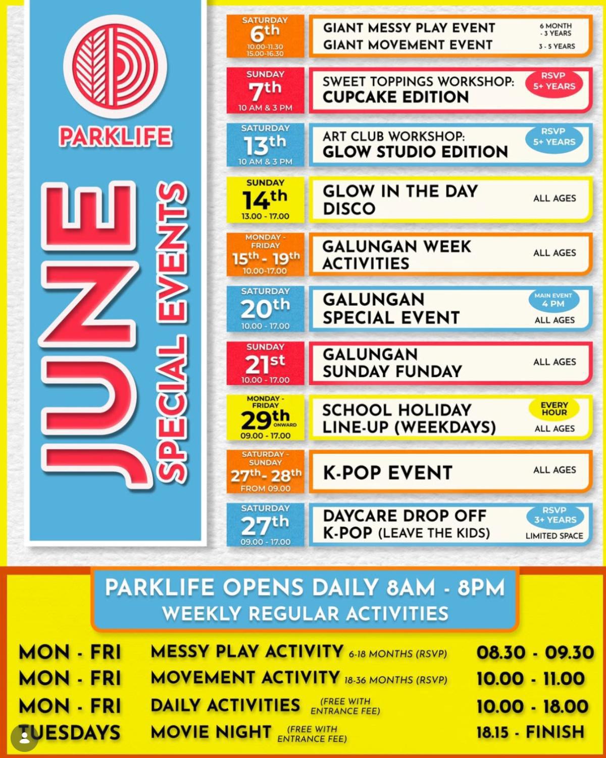 Hello June at Parklife Bali