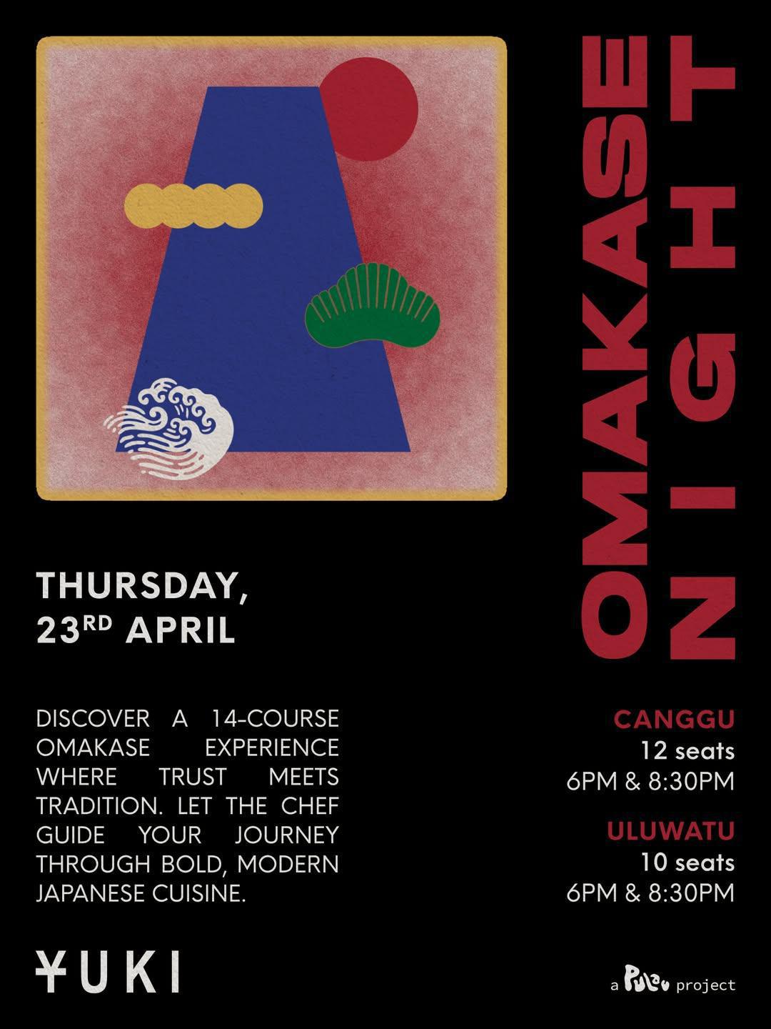 OMAKASE NIGHT at Yuki Uluwatu