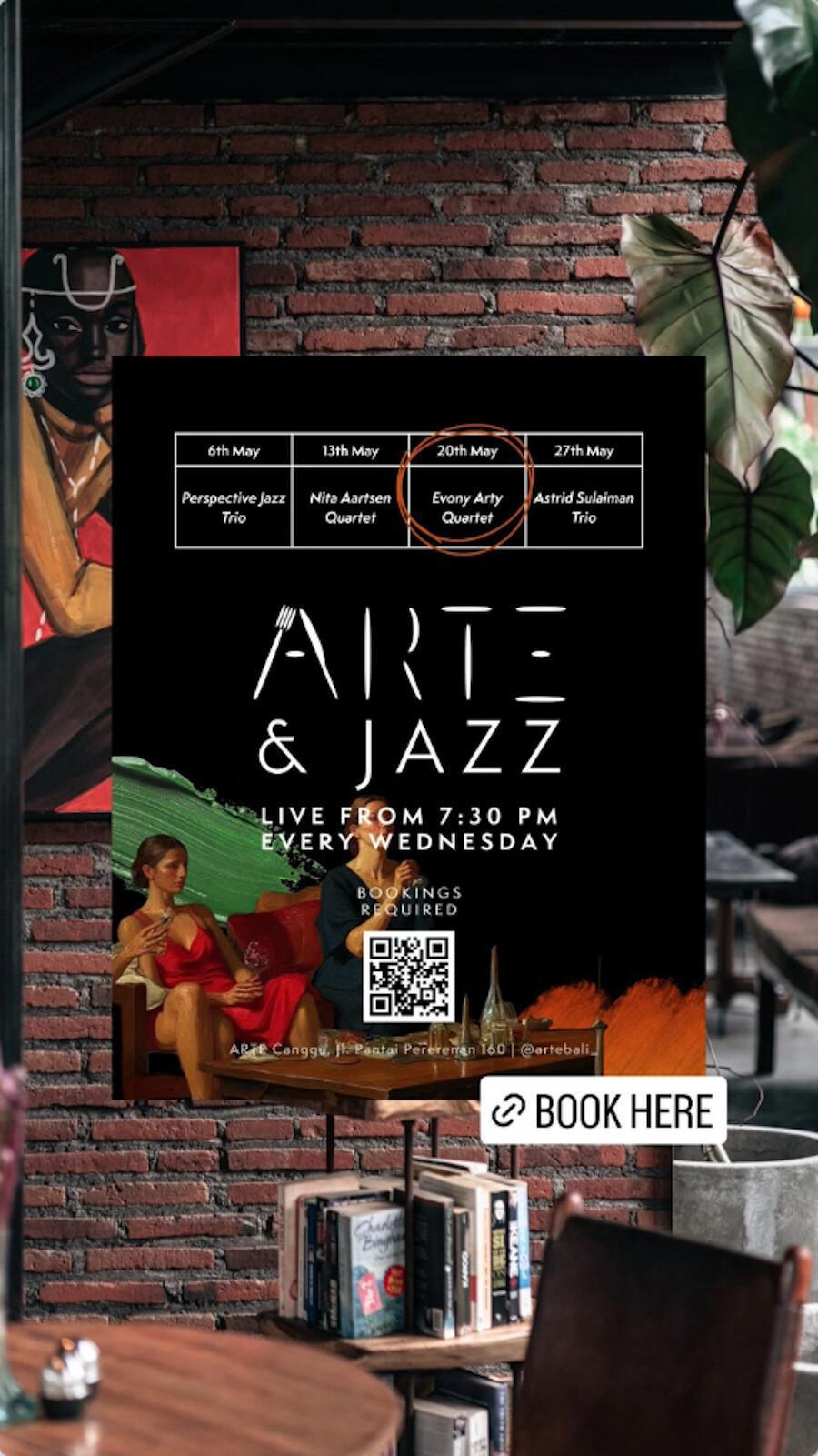 Arte & Jazz at ARTE Canggu