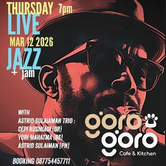 Thursday Jazz & Jam Session at Goro Goro Bali
