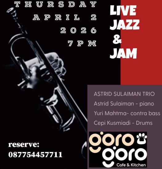 Thursday Jazz & Jam Session at Goro Goro Bali