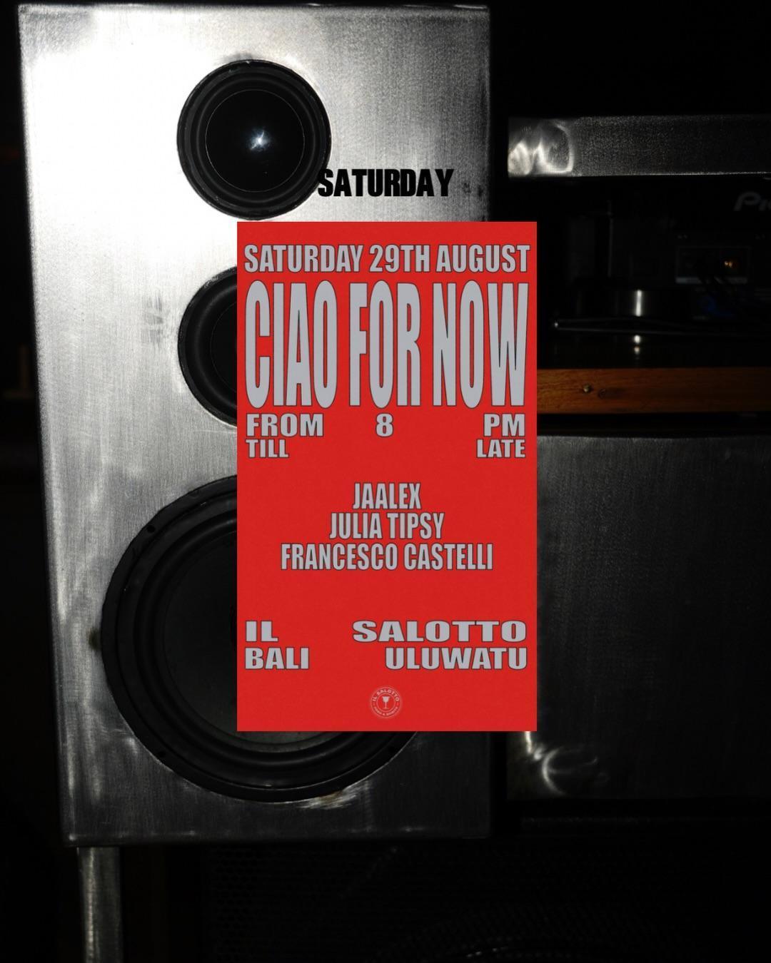 This Week at Il Salotto