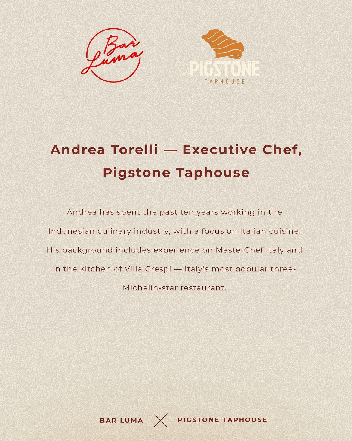 Bar Luma x Pigstone Taphouse at Bar Luma