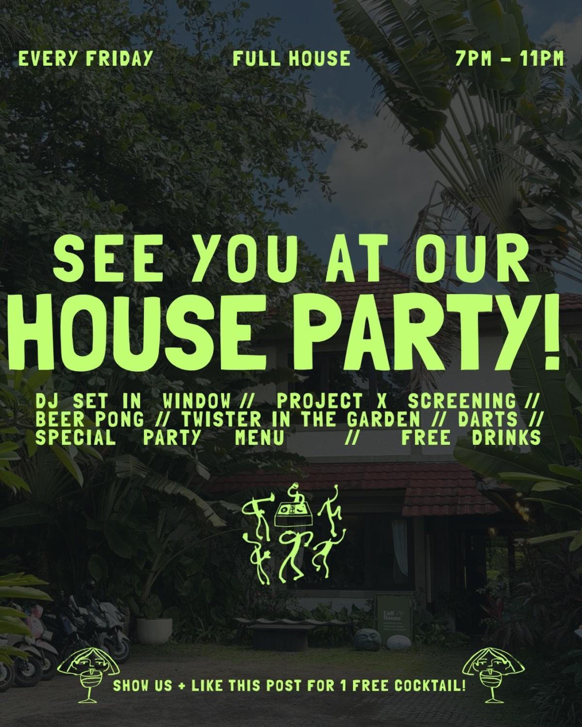 Friday Party At Full House Bali Friday Party At Full House Bali