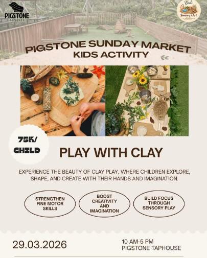 Pigstone Sunday Market Kids Activity at Pigstone Taphouse Pigstone Sunday Market Kids Activity at Pigstone Taphouse