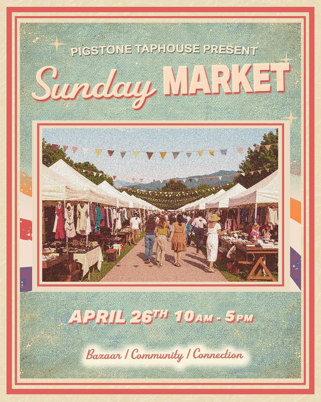 Pigstone Sunday Market at Pigstone Taphouse