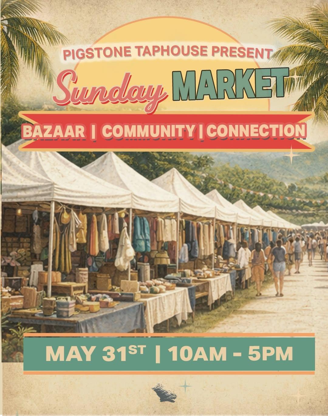 Pigstone Sunday Market at Pigstone Taphouse