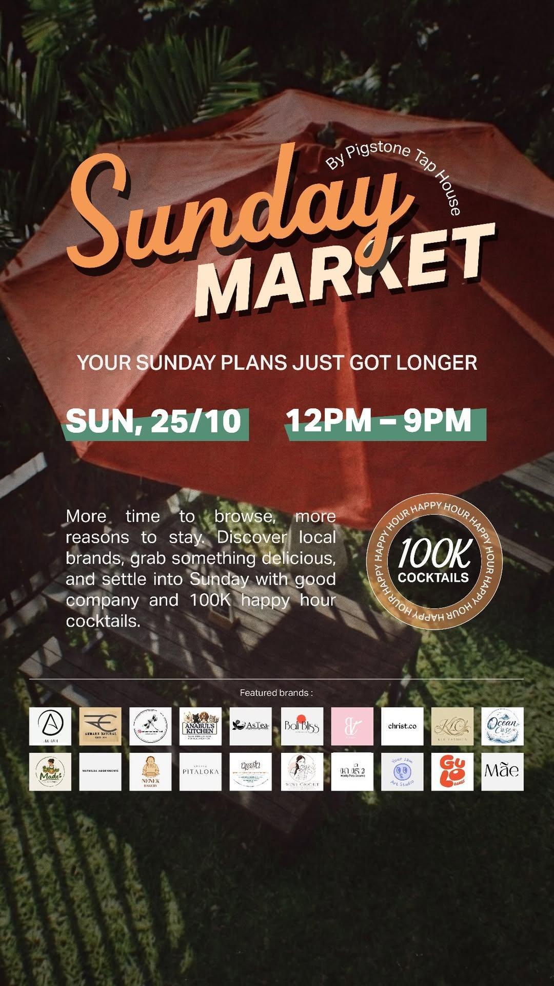 Sunday Market at Pigstone Taphouse Sunday Market at Pigstone Taphouse