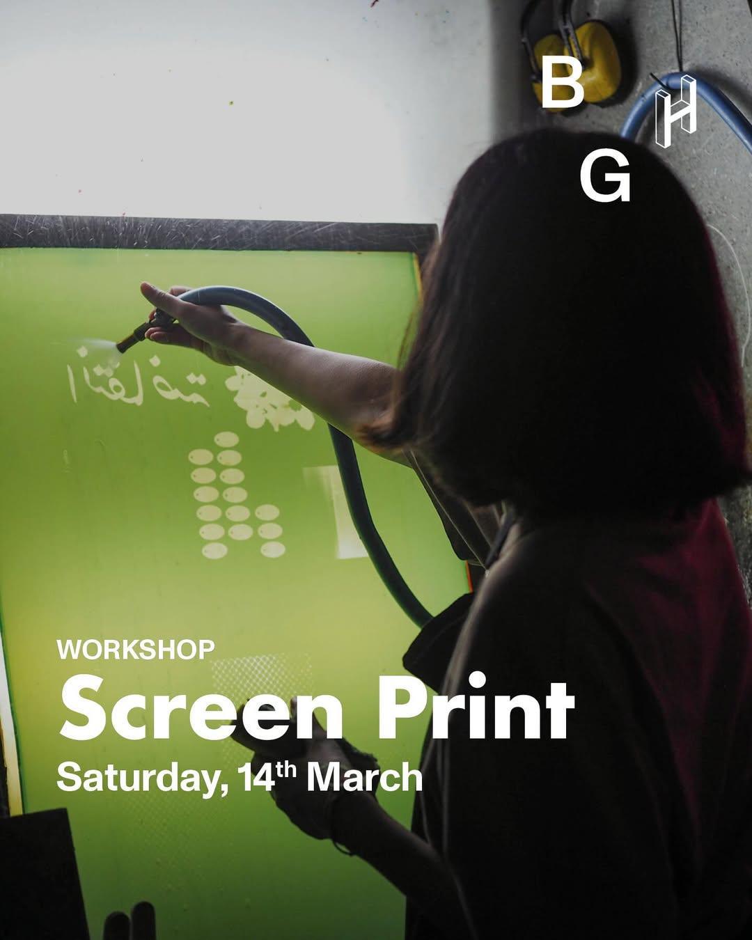 Screen Print Workshop at Black Hand Gang ID Screen Print Workshop at Black Hand Gang ID