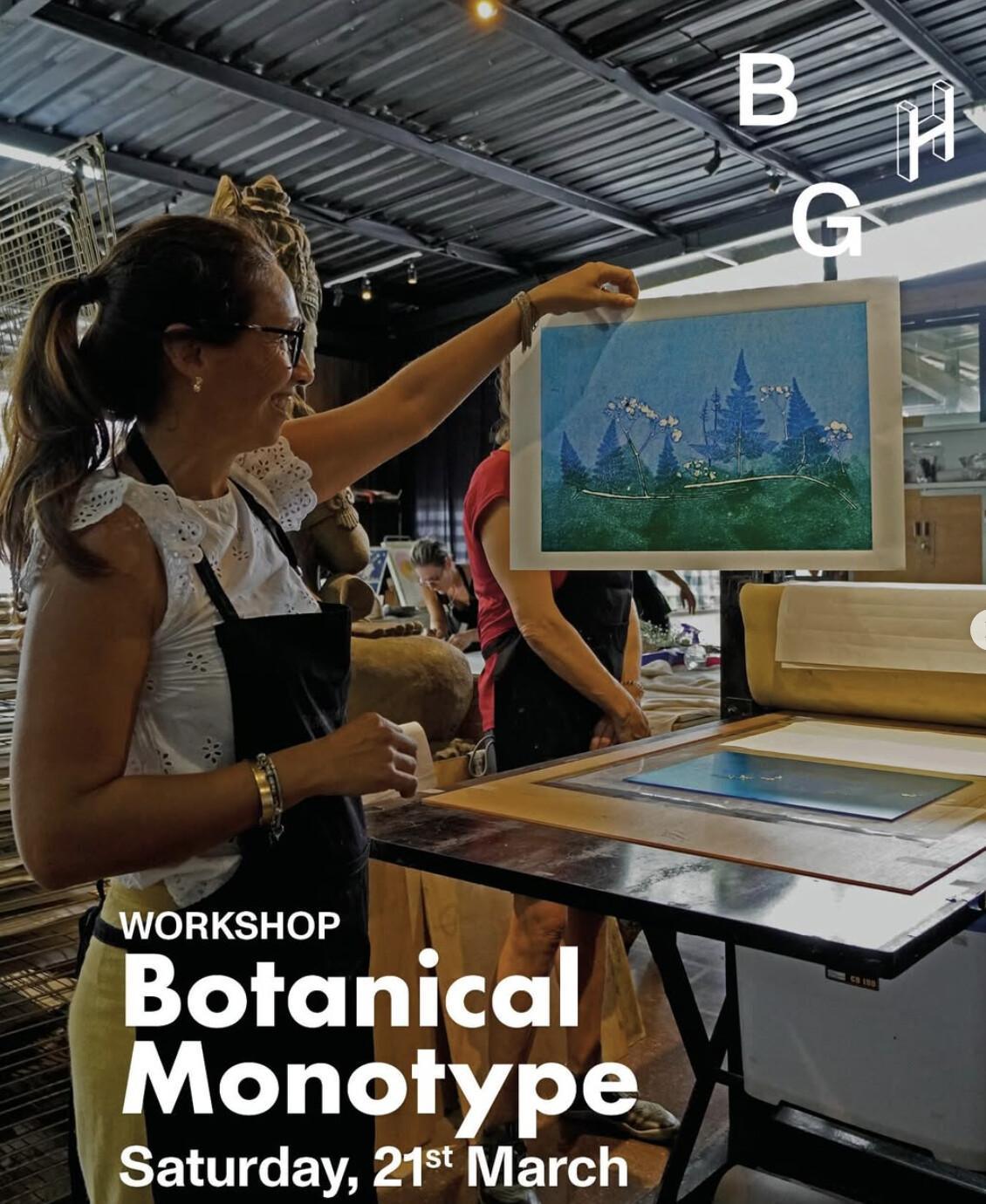 Botanical Monotype at Black Hand Gang