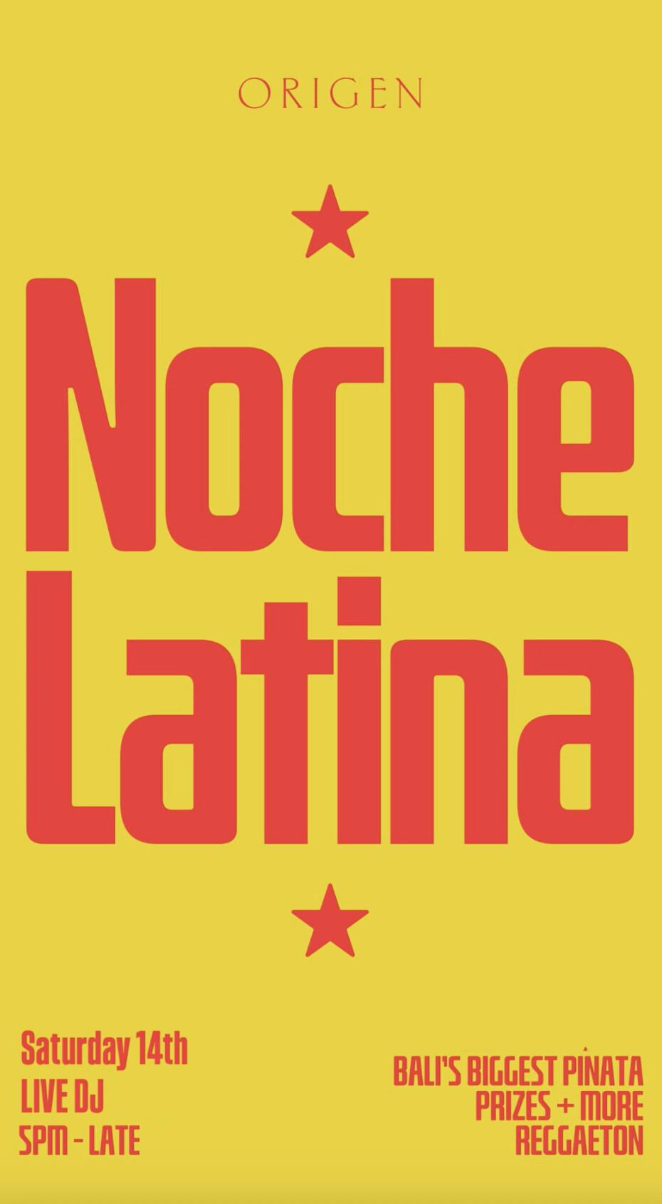 Noche Latina at Origen