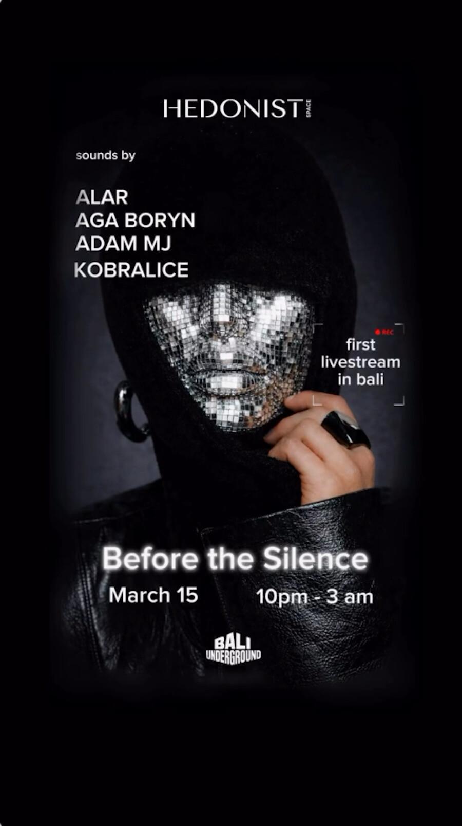 Before The Silence at HEDONIST SPACE Before The Silence at HEDONIST SPACE