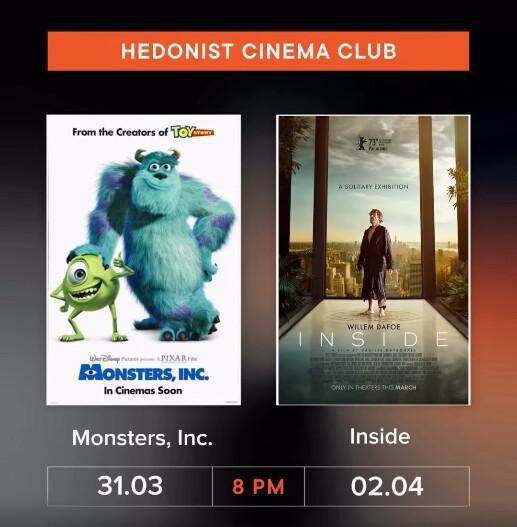 Movie Night at HEDONIST SPACE 