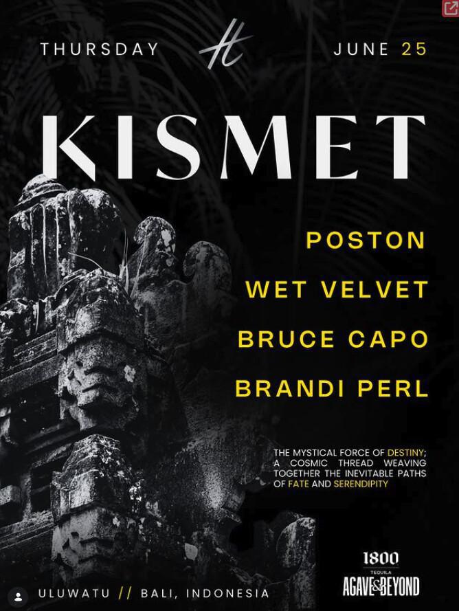The KISMET at HEDONIST SPACE 