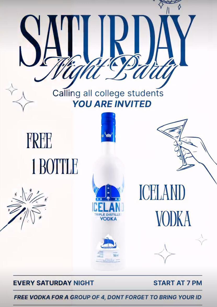 Saturday Night at Drinking By VIP