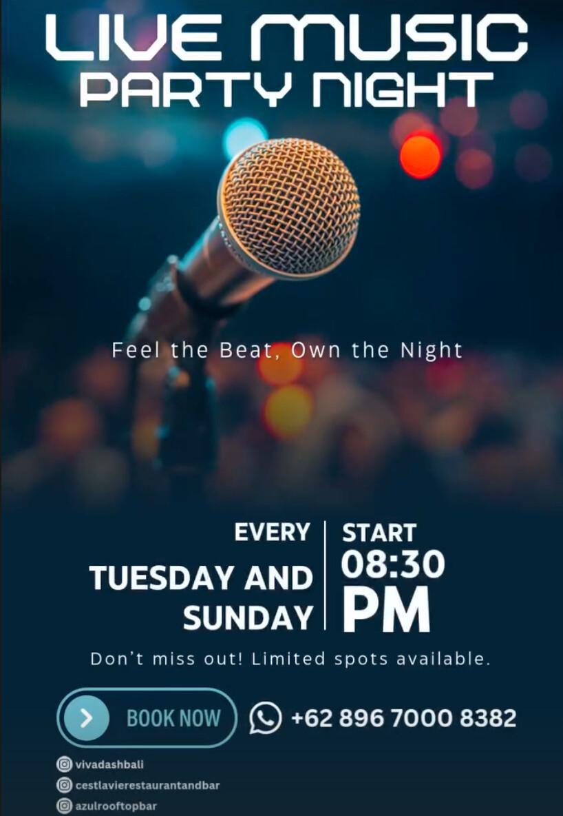 Live music at C'est La Vie Restaurant and Bar