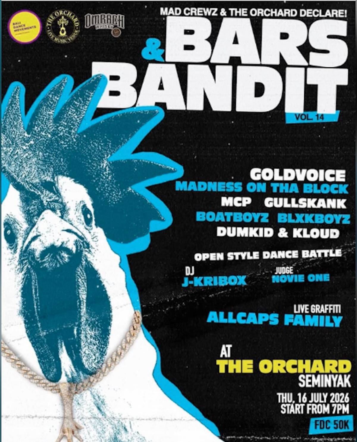 Bars & Bandit at The Orchard Bali Bars & Bandit at The Orchard Bali