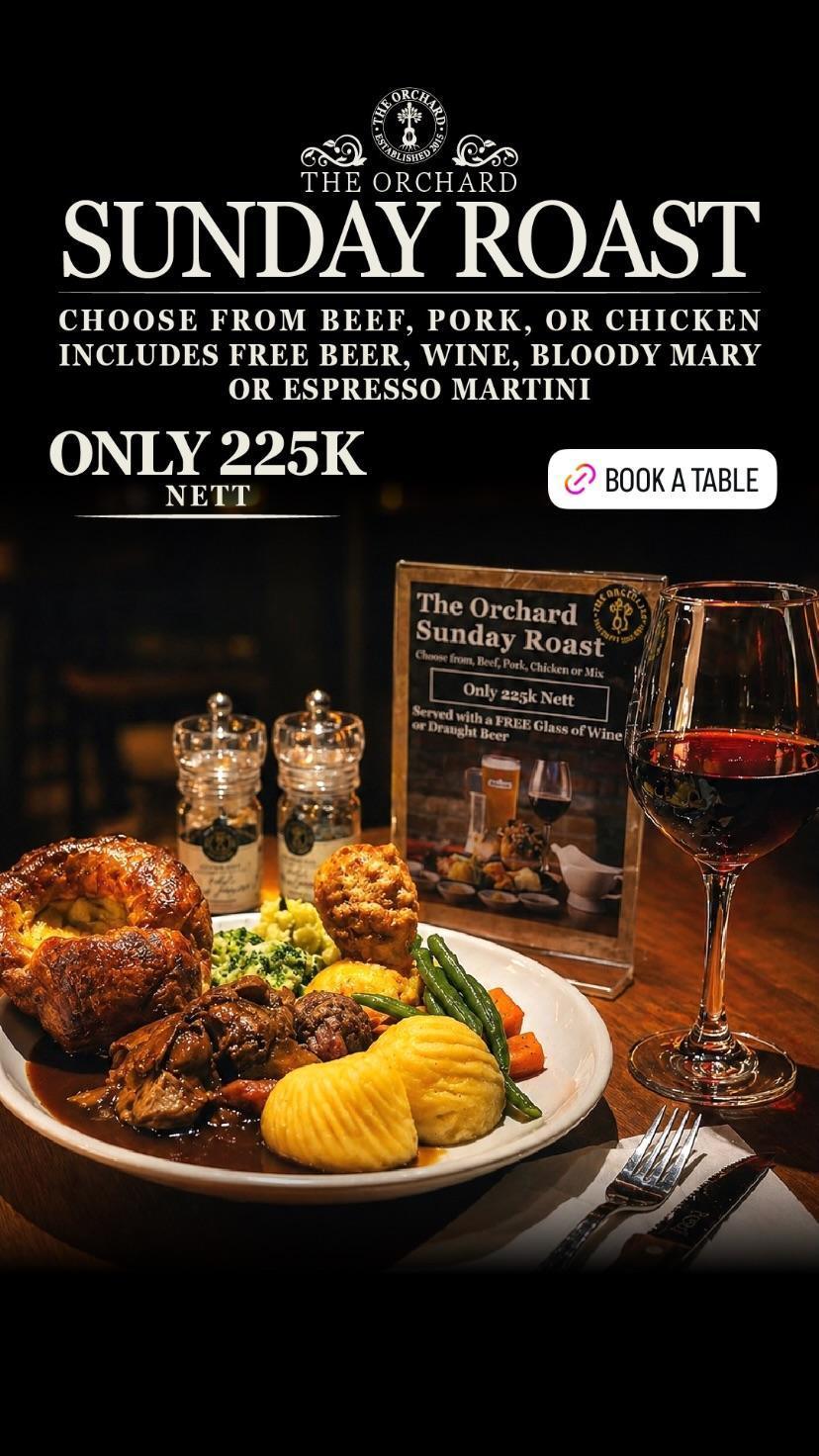 The Orchard Sunday Roast at The Orchard Bali The Orchard Sunday Roast at The Orchard Bali