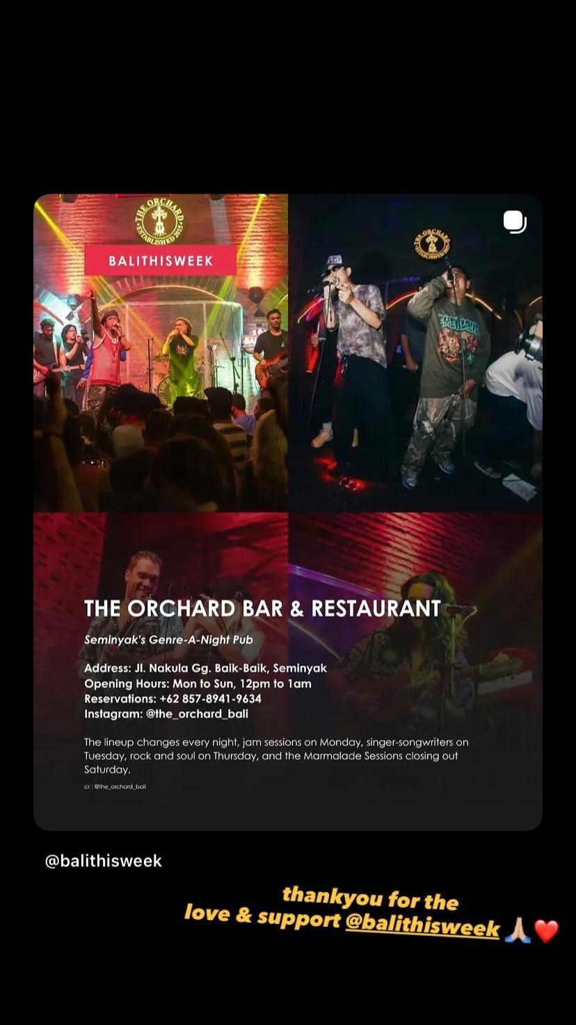 Matajiwa & Wlby Live Performance at The Orchard Bali Matajiwa & Wlby Live Performance at The Orchard Bali