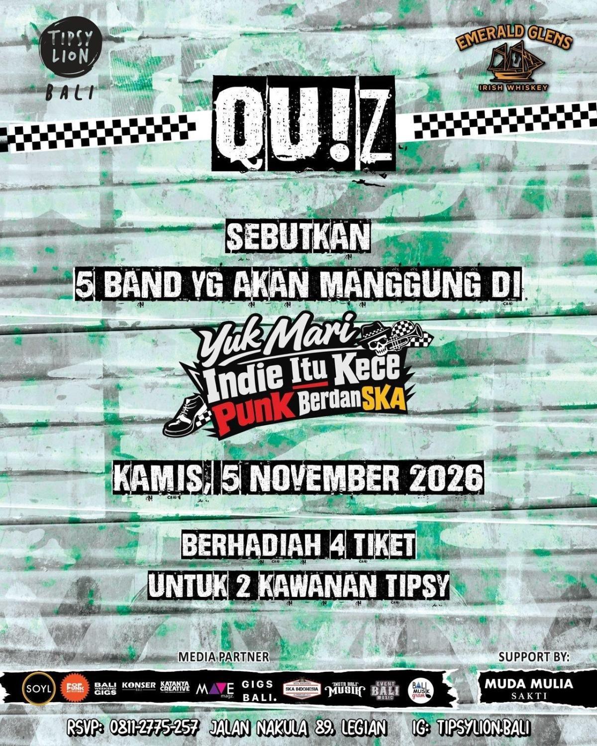 Yuk Mari Indie: Punkberdanska at Tipsy Lion Yuk Mari Indie: Punkberdanska at Tipsy Lion