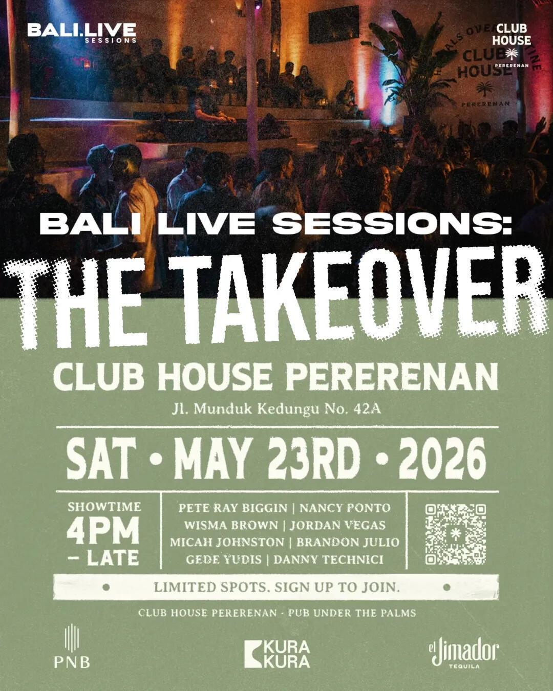 The Takeover at Club House Pererenan