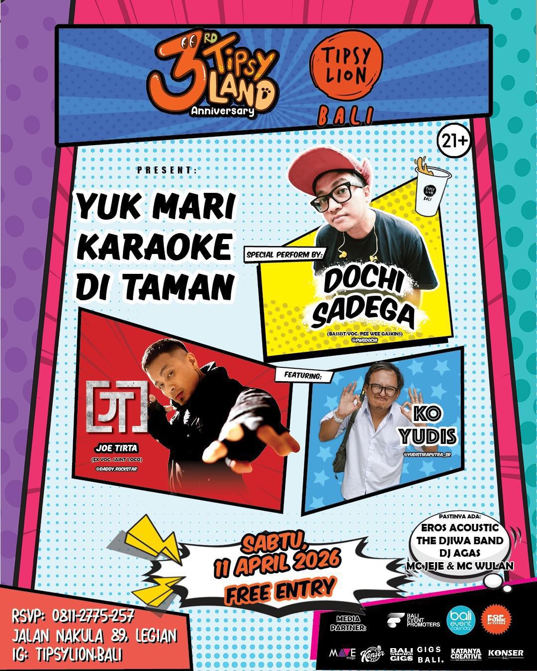 3rd Anniversary Tipsy Lion At Tipsy Lion