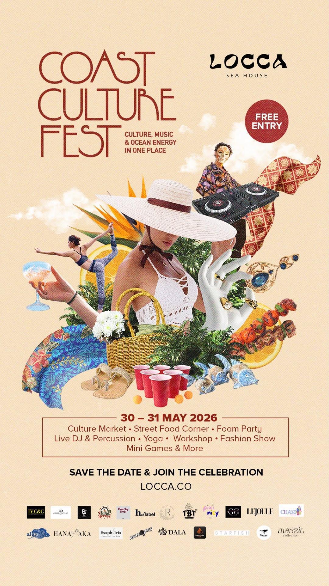 Coast Culture Fest at Locca Sea House Bali