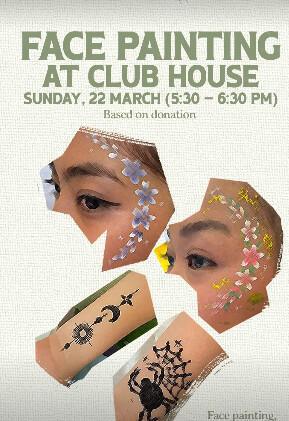 Face Painting At Club House Pererenan