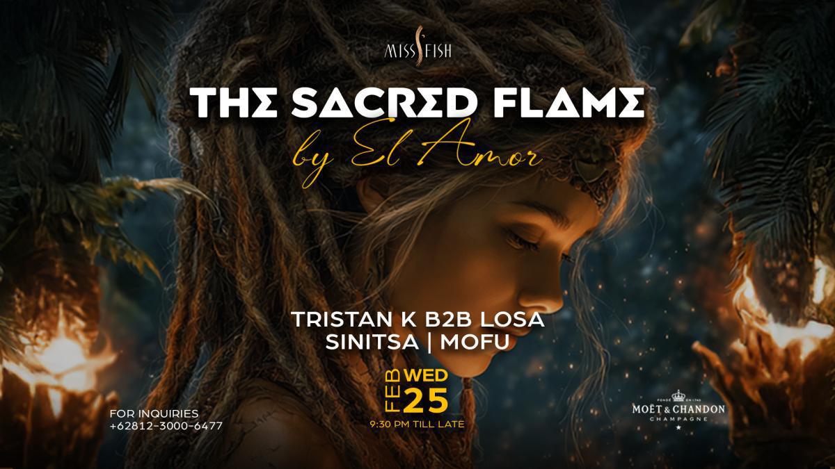 The Sacred Flame at Miss Fish Bali 