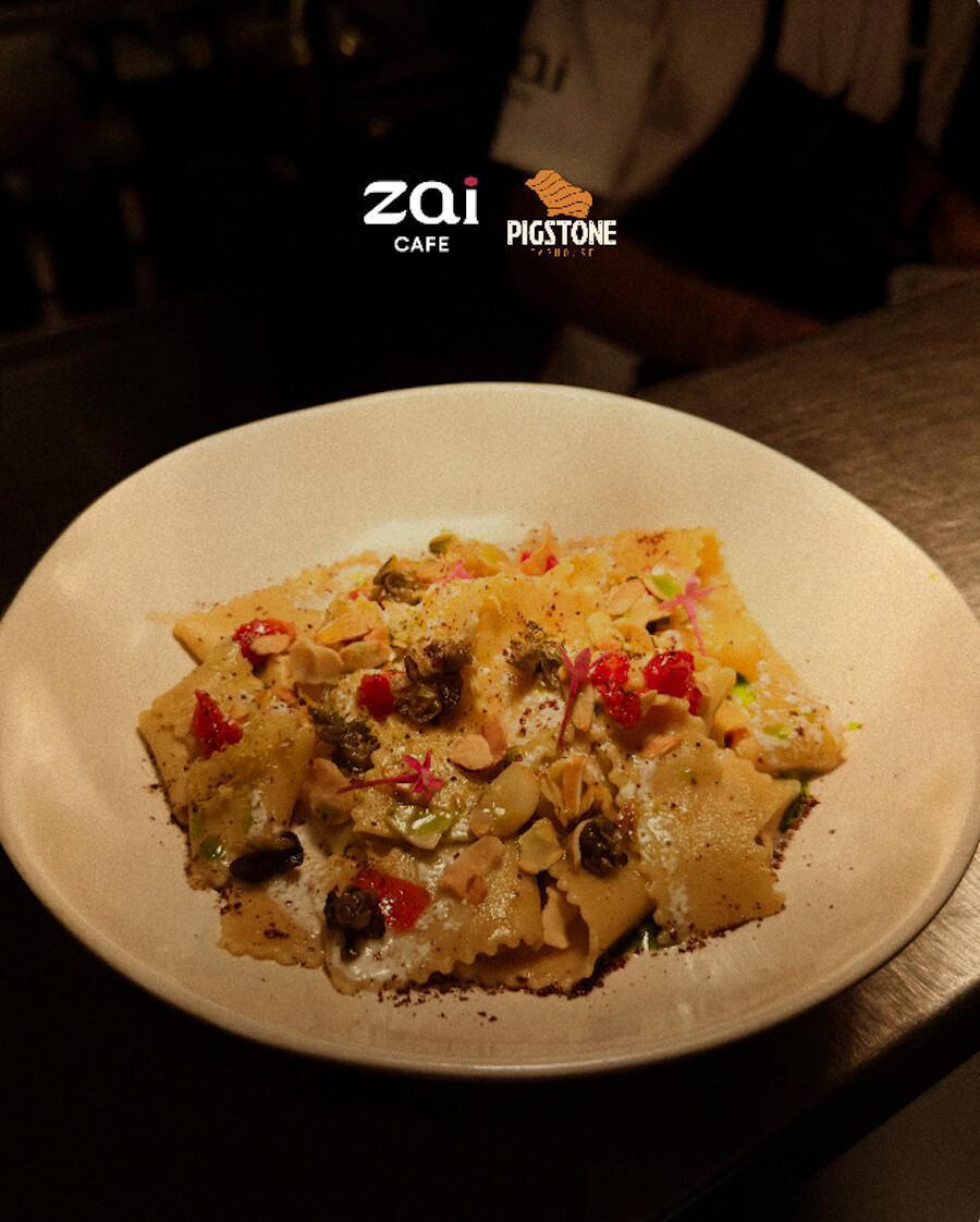 Four Hands Dinner at Zai Cafe with Pigstone Taphouse