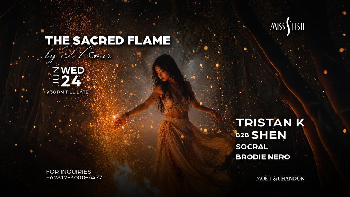 The Sacred Flame at Miss Fish Bali