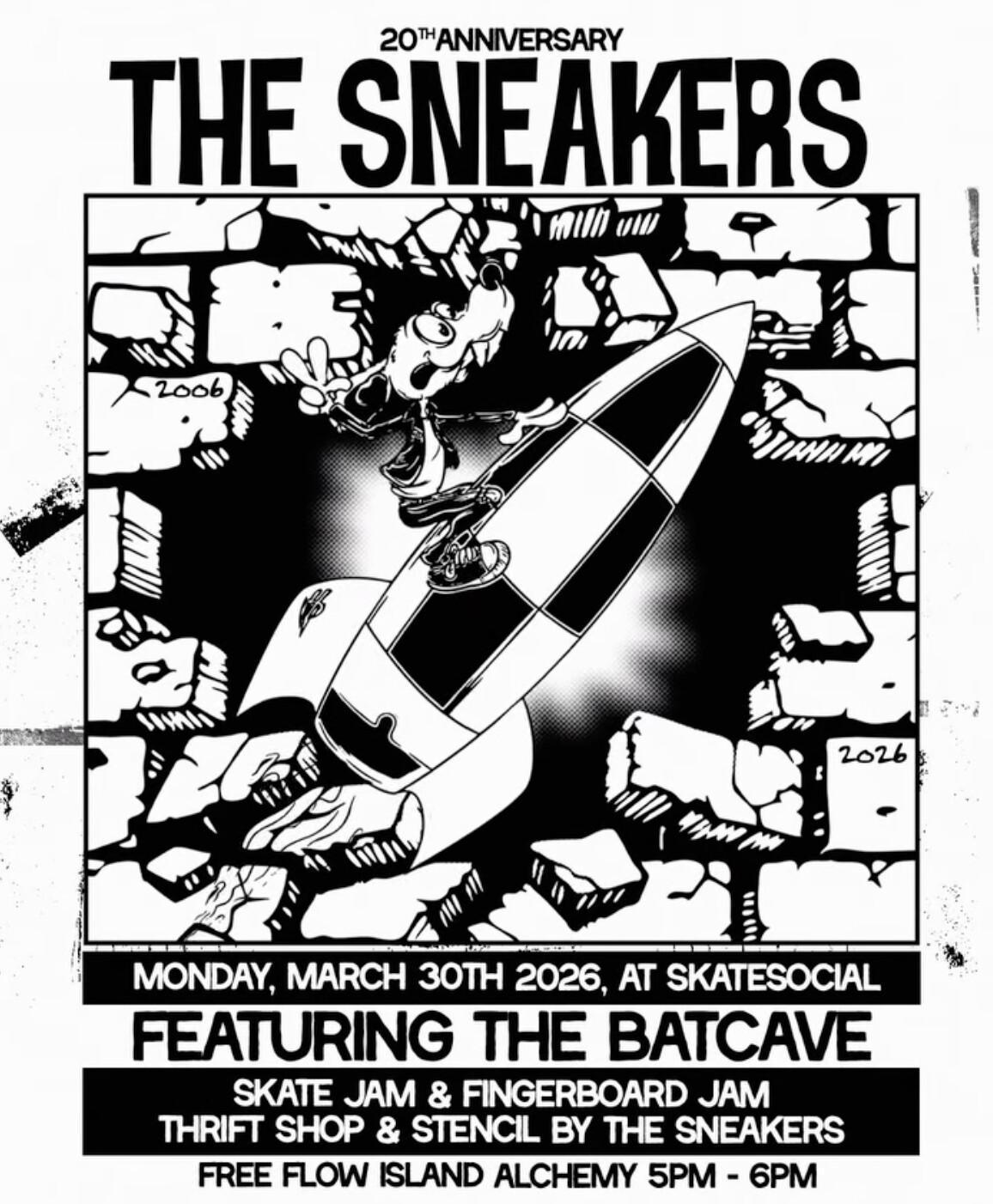 Sneakers community 20 year anniversary Amplitude Skatesocial