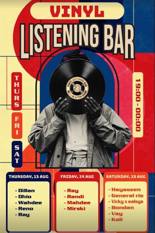 Vinyl Listening Bar at Bloom After Dark Bali