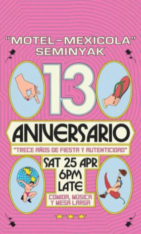 13 years of Motel Mexicola Seminyak