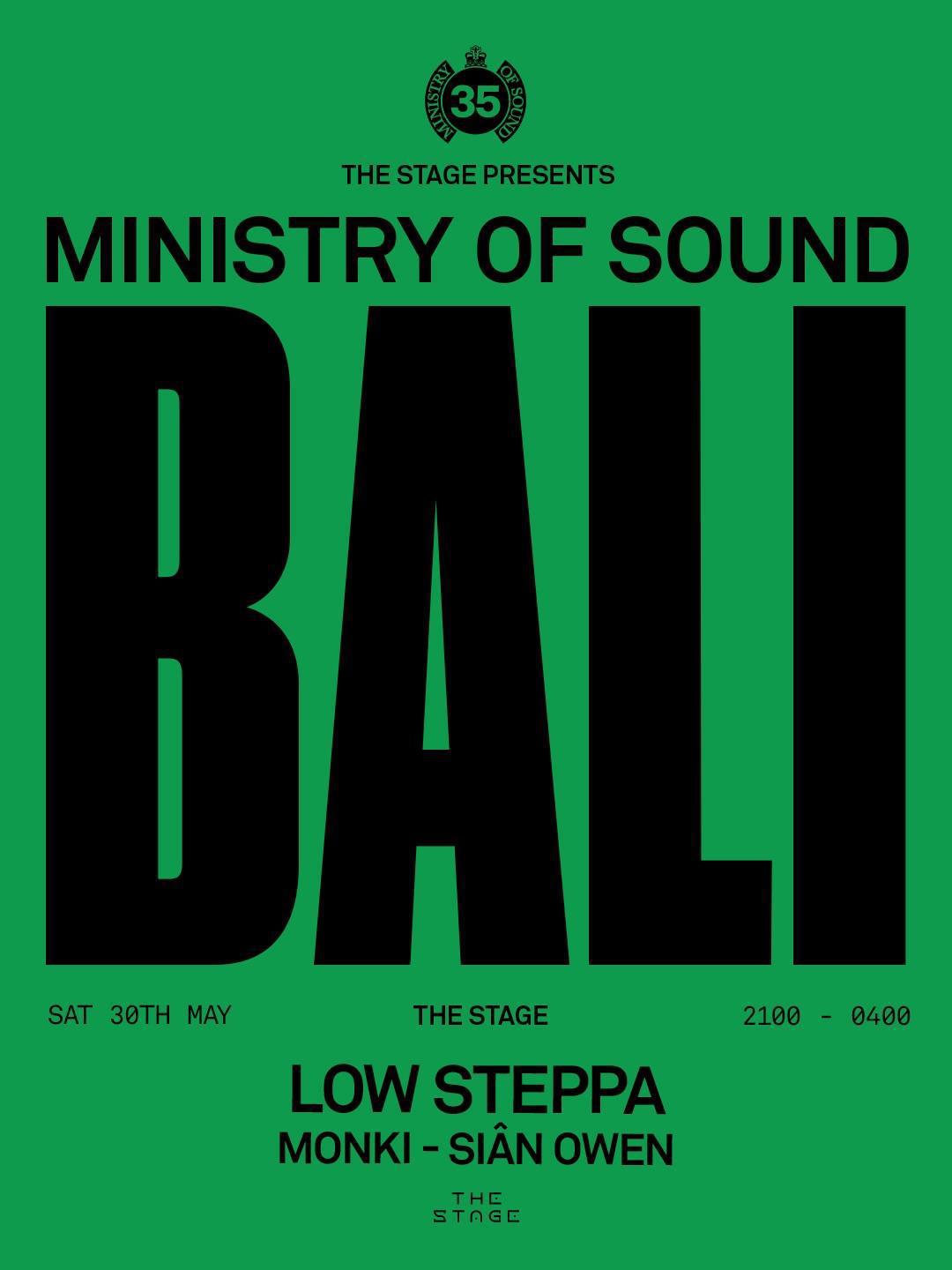 Ministry of Sound at The Stage Bali Ministry of Sound at The Stage Bali