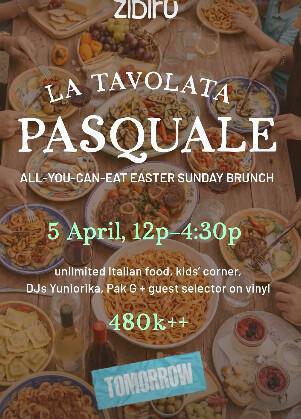 La Tavolata Pasquale at Zibiru