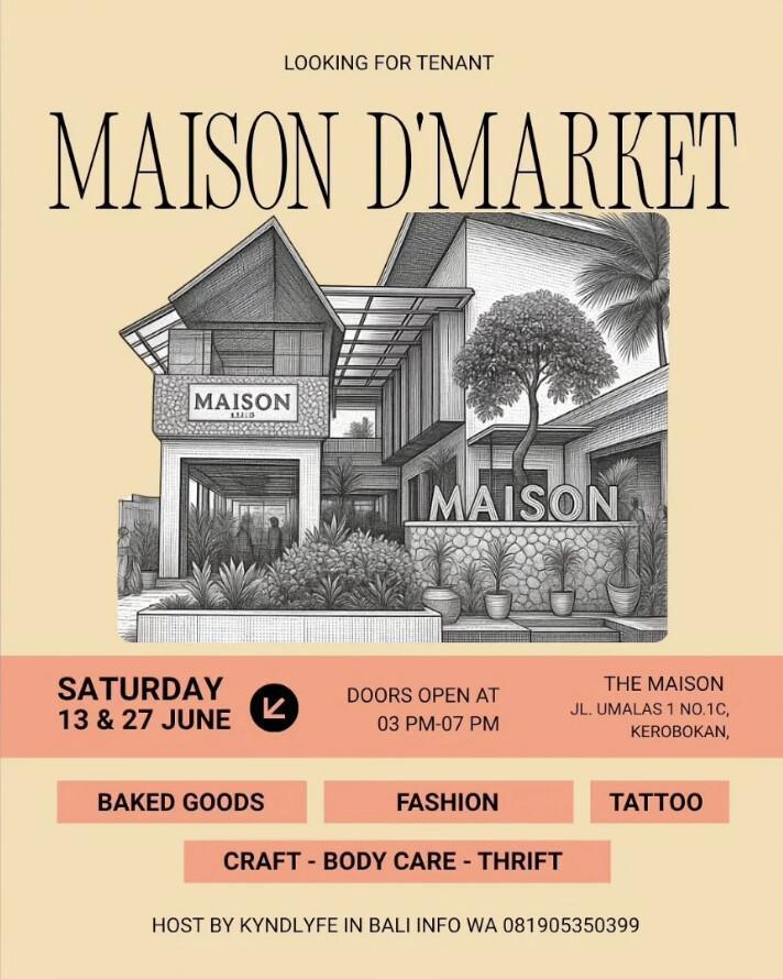 Maison D'Market at De Maison Bali
