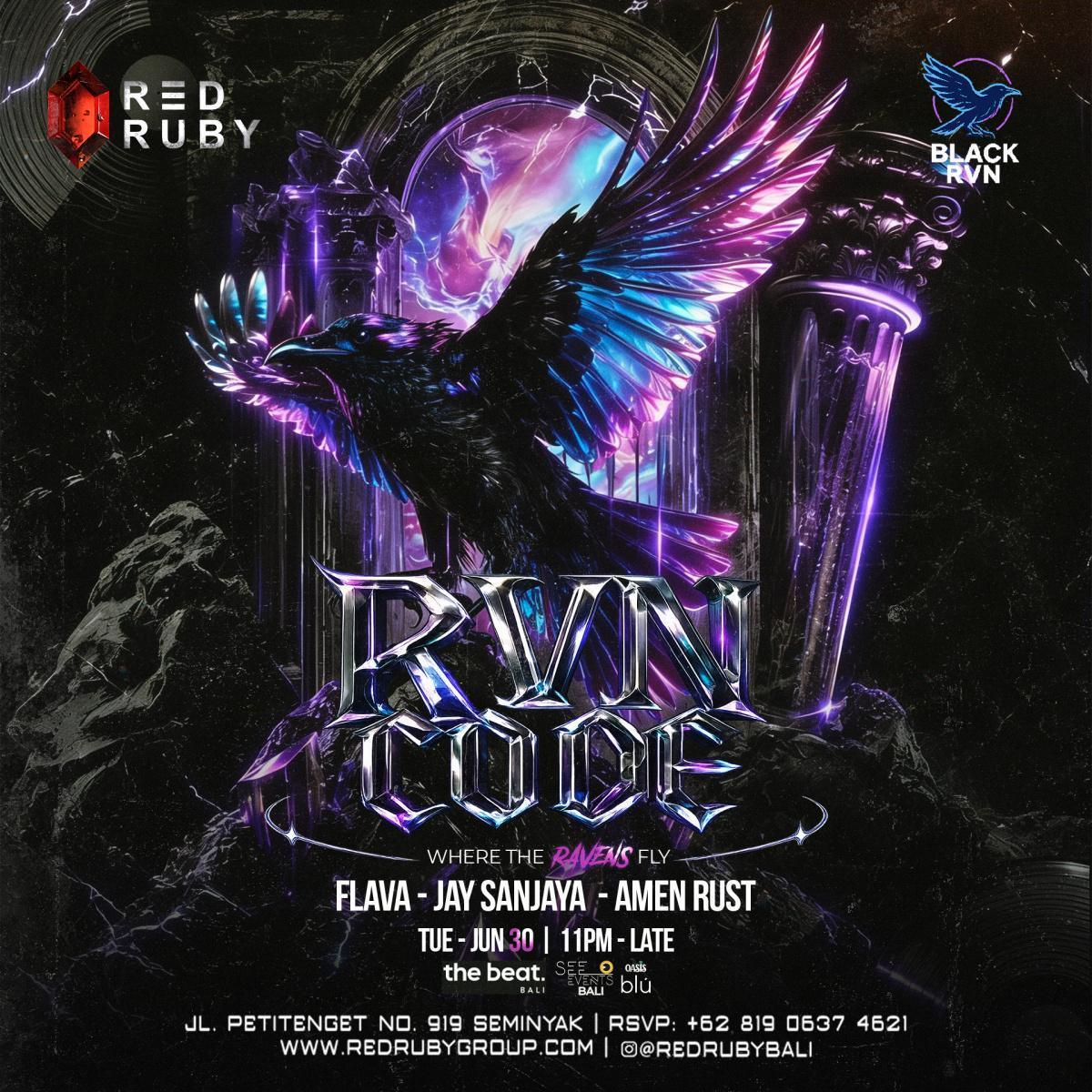 Black Raven at Red Ruby