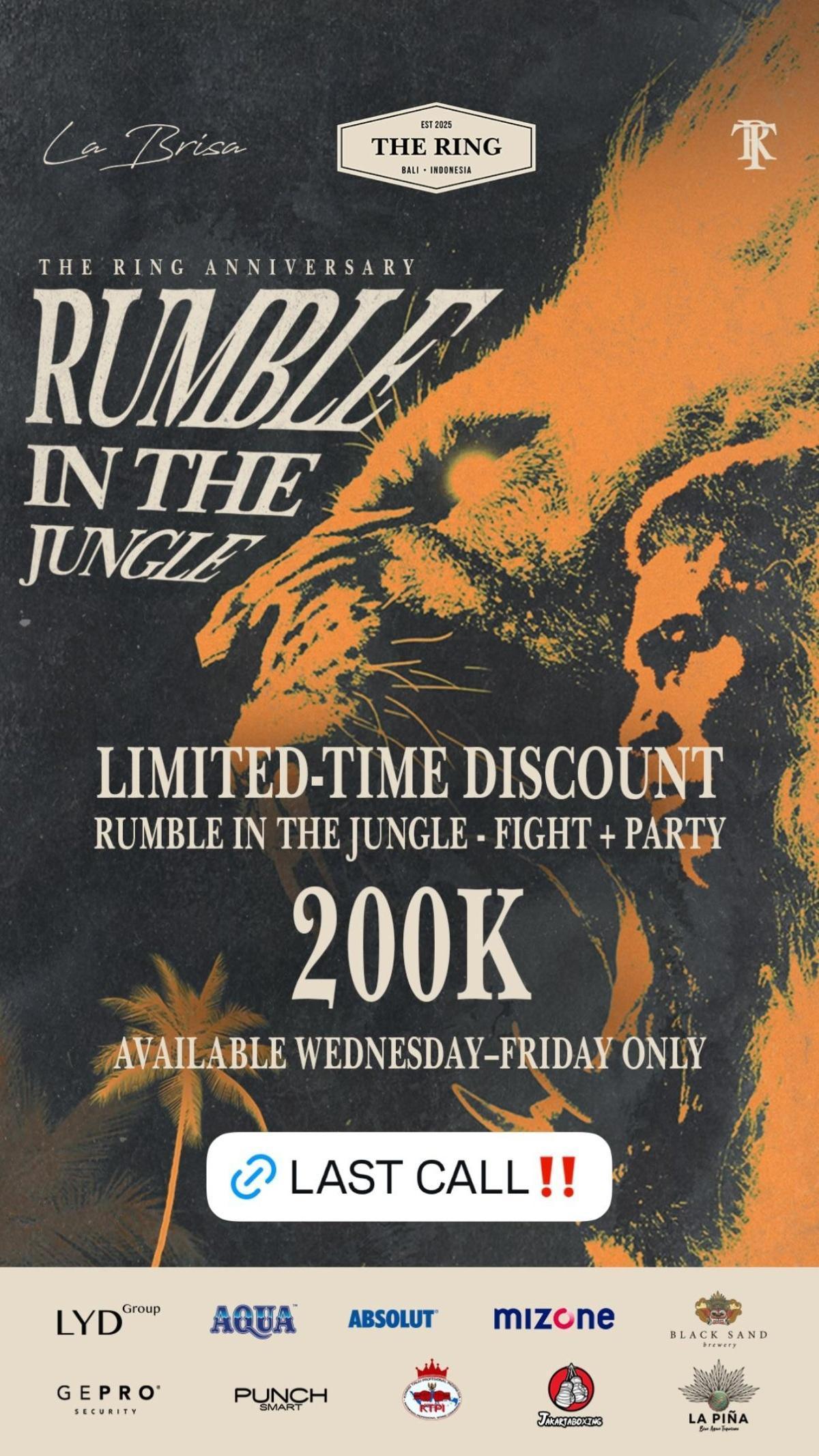 Rumble in the Jungle at La Brisa Rumble in the Jungle at La Brisa