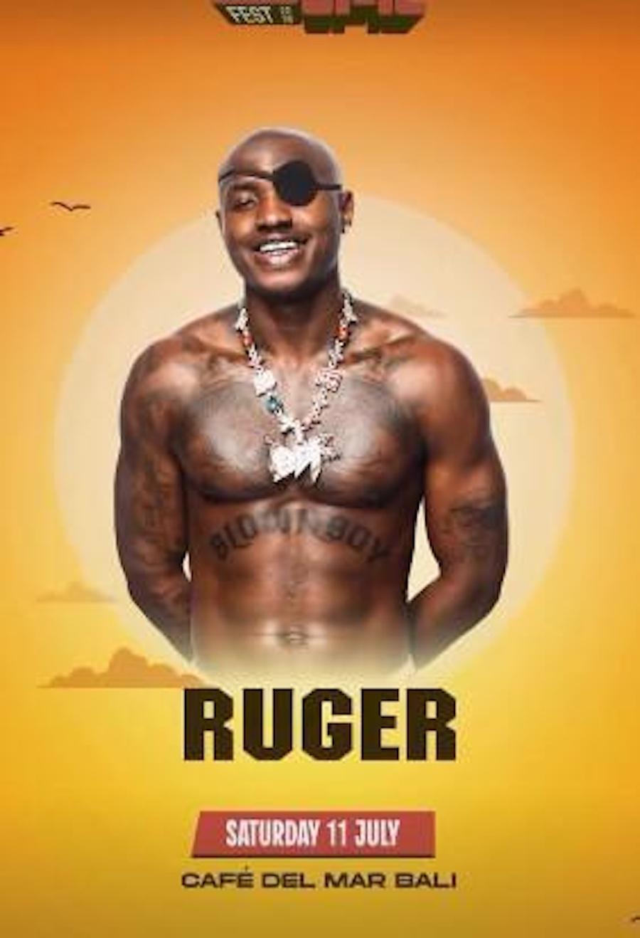 Ruger at Cafe Del Mar Bali
