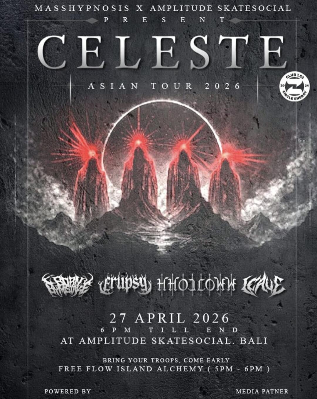 Celeste Band Bali live at Amplitude Skate Social
