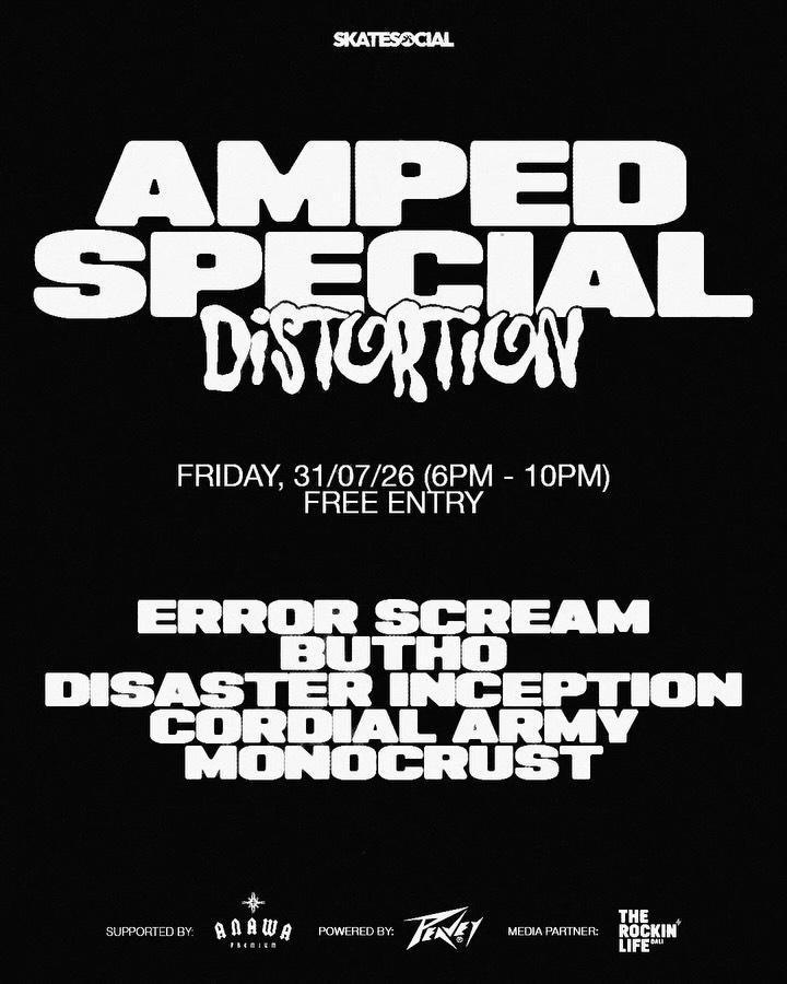 AMPED SPECIAL: Distortion at Amplitude Skate Social AMPED SPECIAL: Distortion at Amplitude Skate Social