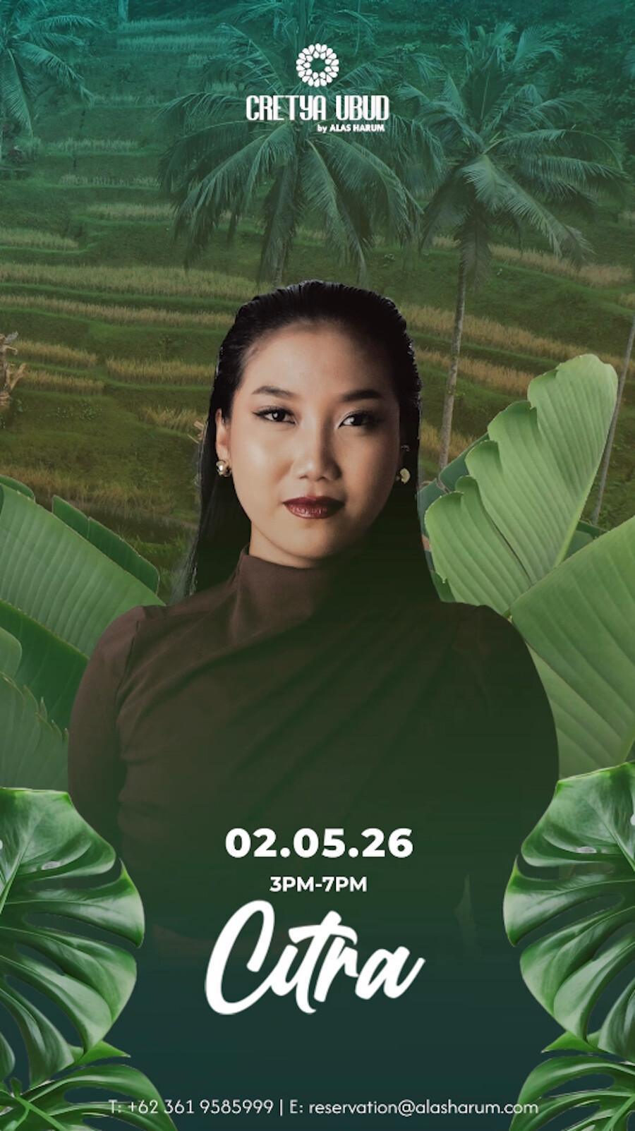 DJ Citra at Cretya Ubud