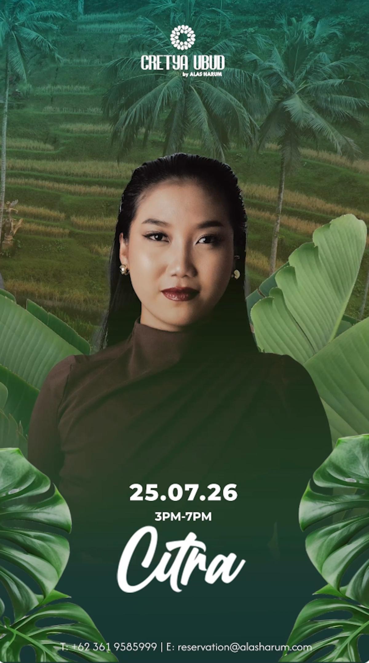 DJ Citra at Cretya Ubud