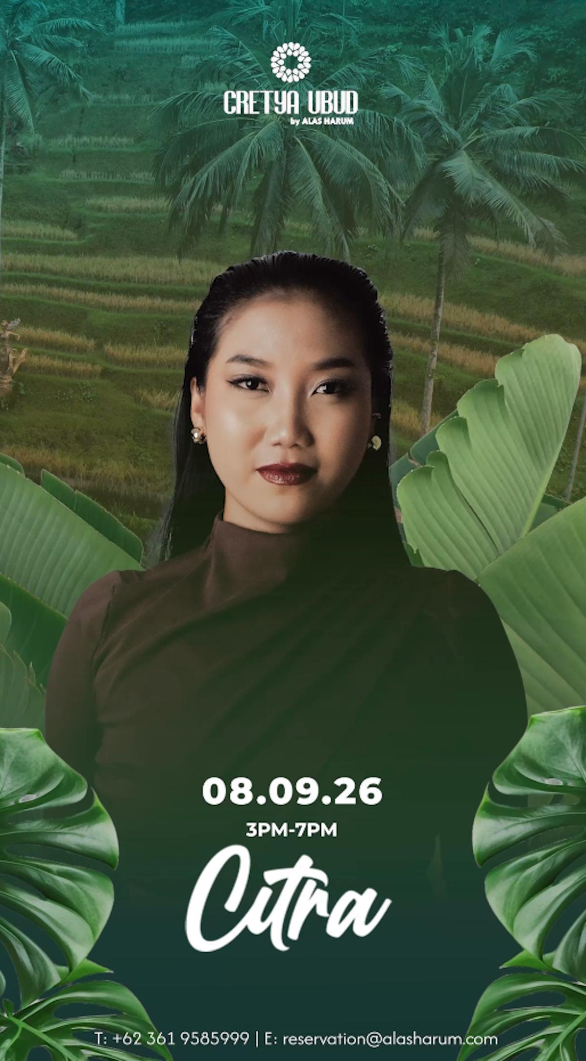 DJ Citra at Cretya Ubud