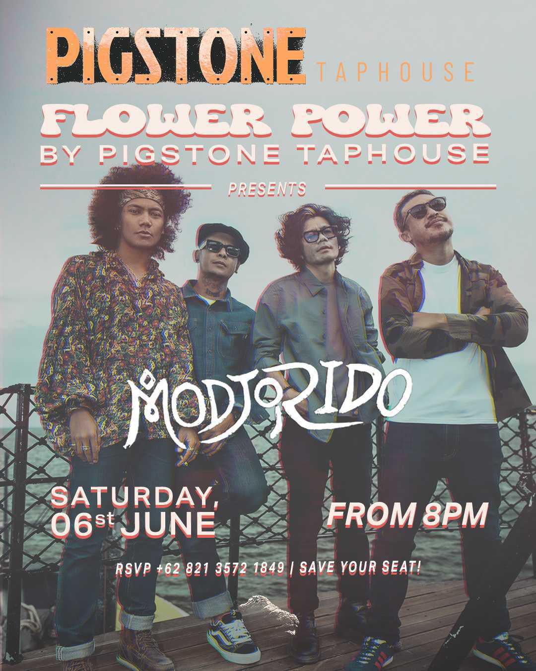 Modjorido for Flower Power at Pigstone Taphouse Modjorido for Flower Power at Pigstone Taphouse