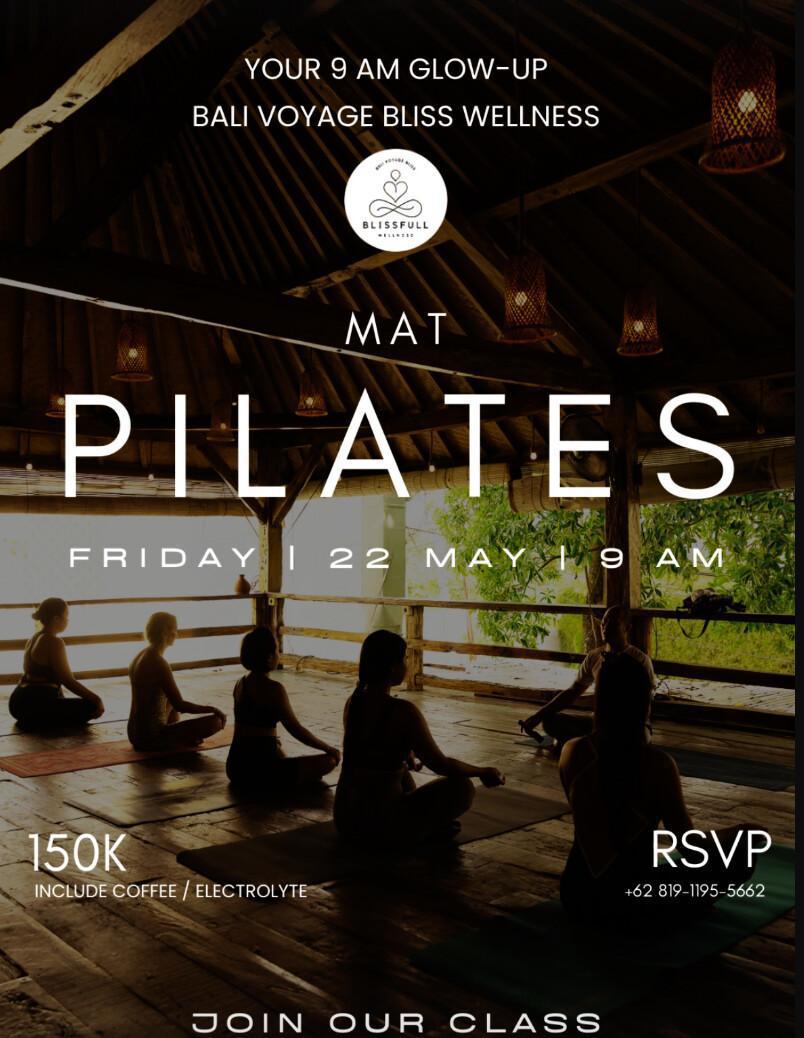 Morning Pilates Bali wellness session at The Flow Morning Pilates Bali wellness session at The Flow