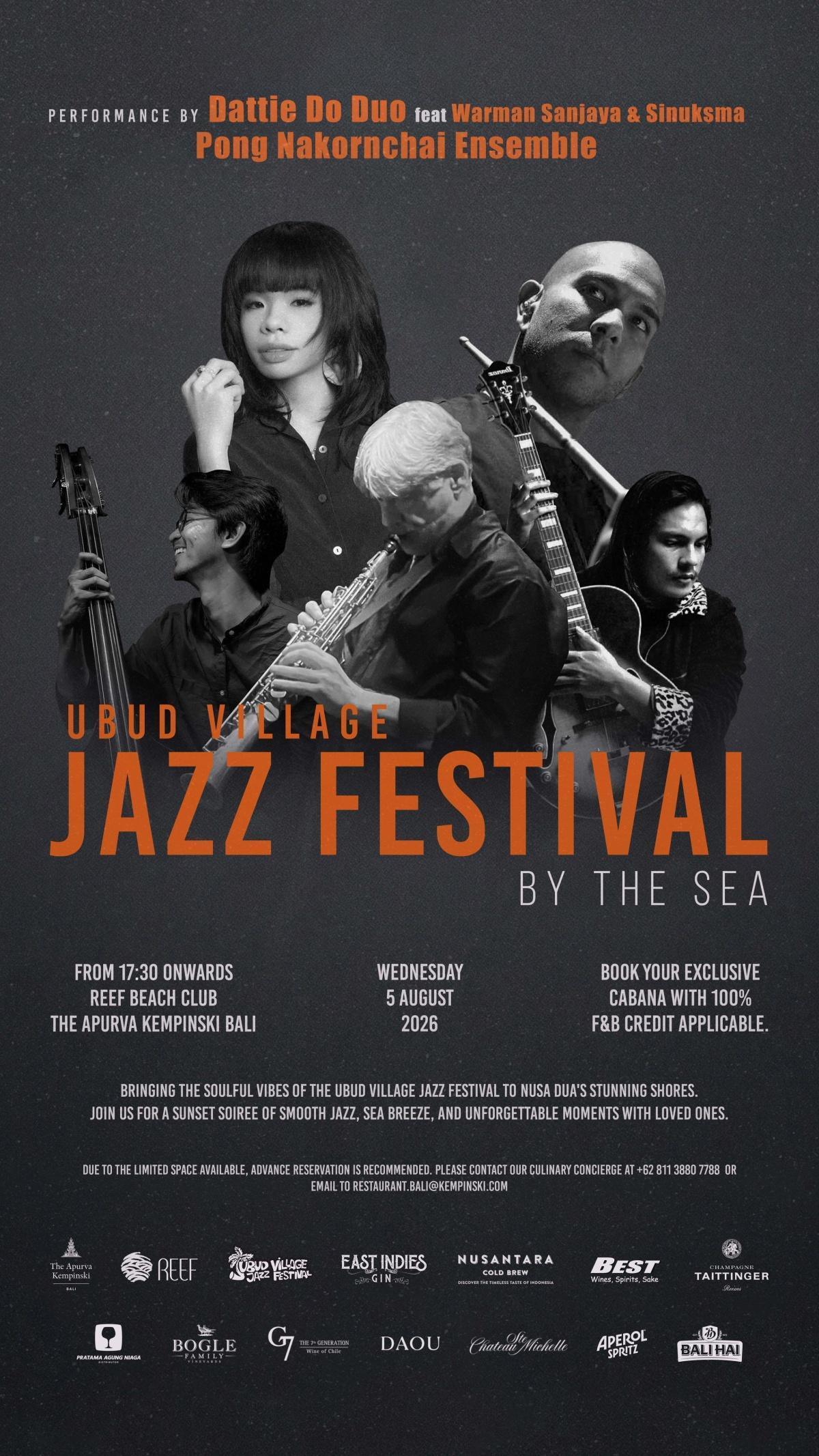 Ubud Village Jazz Festival by the Sea at The Apurva Kempinski Bali Ubud Village Jazz Festival by the Sea at The Apurva Kempinski Bali
